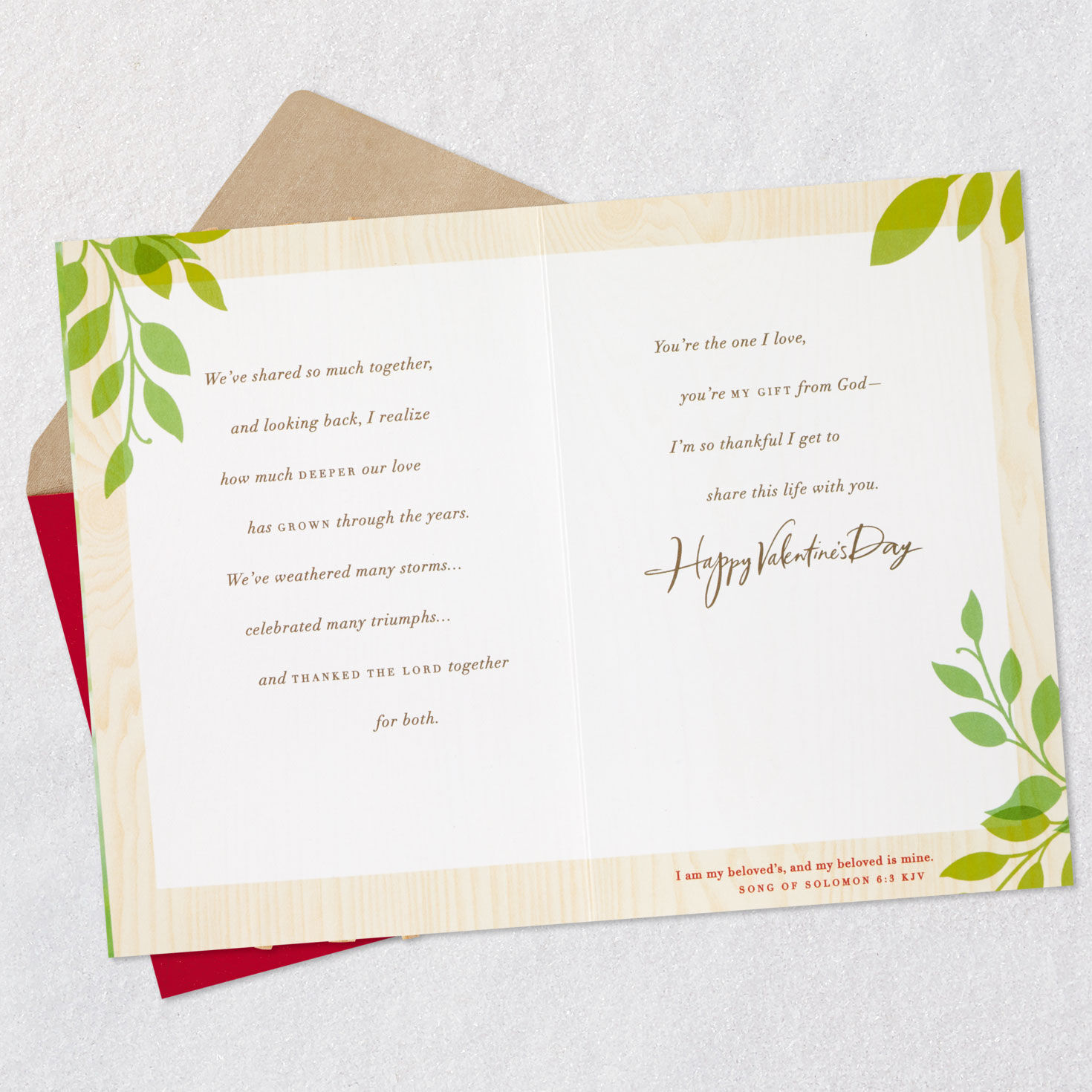 You're My Gift From God Religious Valentine's Day Card for Husband, , large image number 5