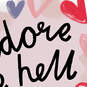 I Adore the Hell Outta You Funny Love Card, , large image number 4