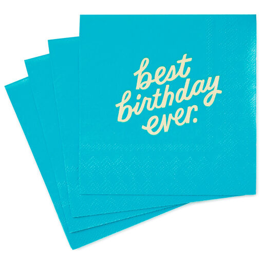 Best Birthday Ever Cocktail Napkins, Pack of 20, 