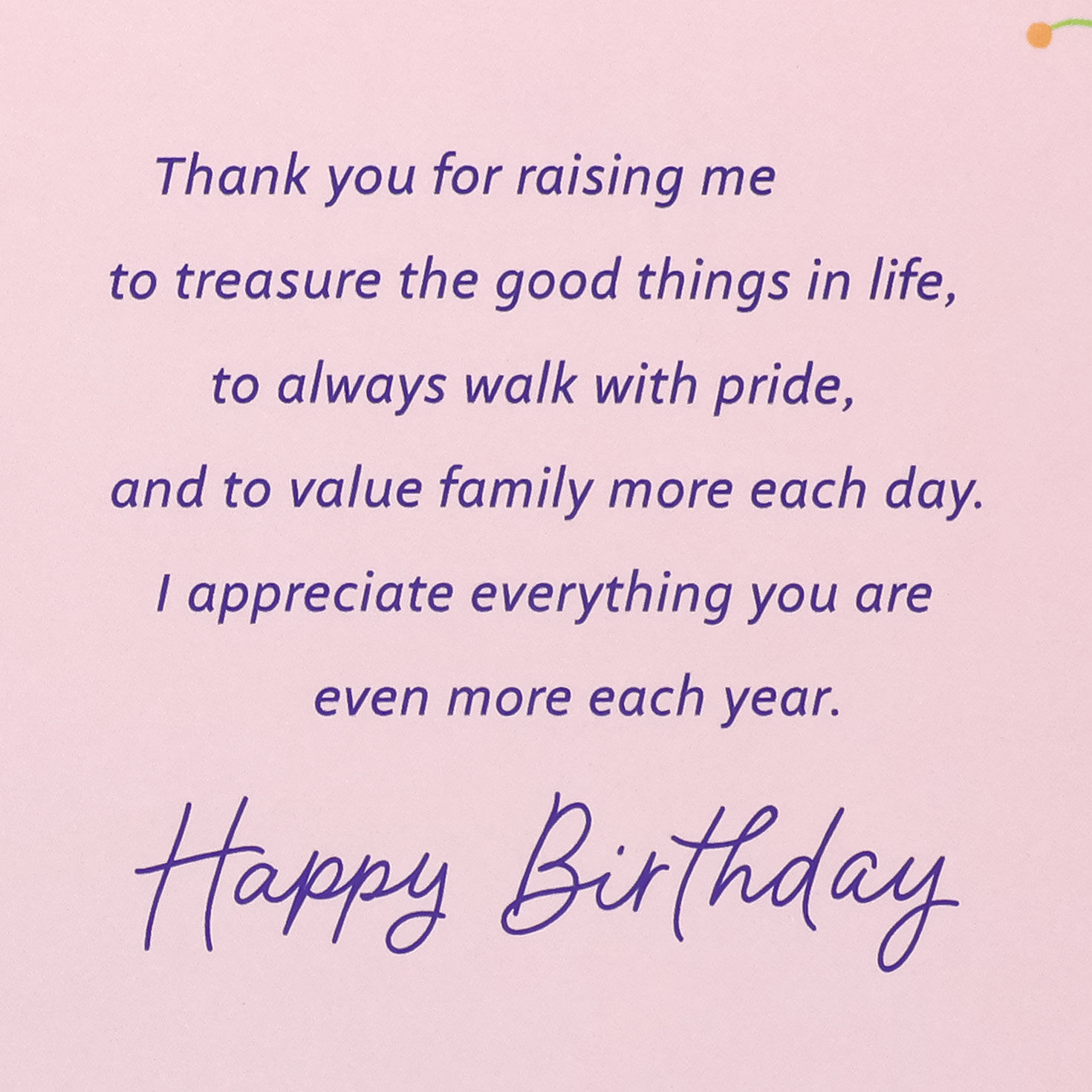 Colorful Floral Birthday Card for Mom Sentiment image number 2