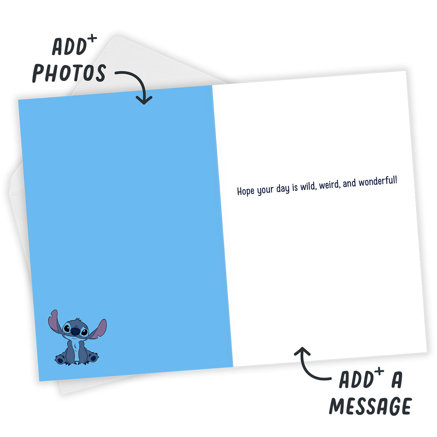 Disney Lilo & Stitch Cute Face Custom Card for only USD 4.99 | Hallmark