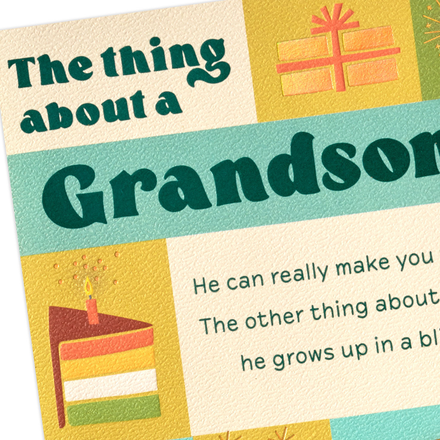 Glad To Have You, Grandson Birthday Card, , large image number 5