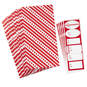 Red Paper Goodie Bags With Labels, Pack of 30, , large image number 4