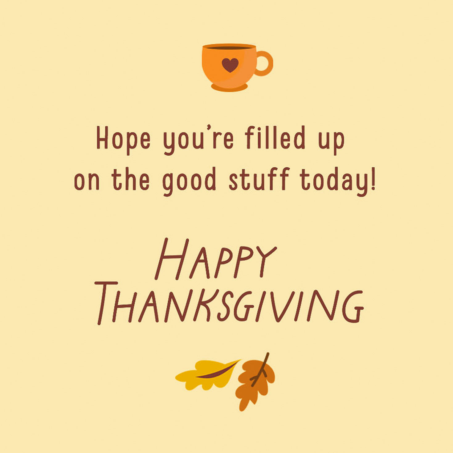 Gnome Under Red Mushroom Thanksgiving Card Sentiment image number 2