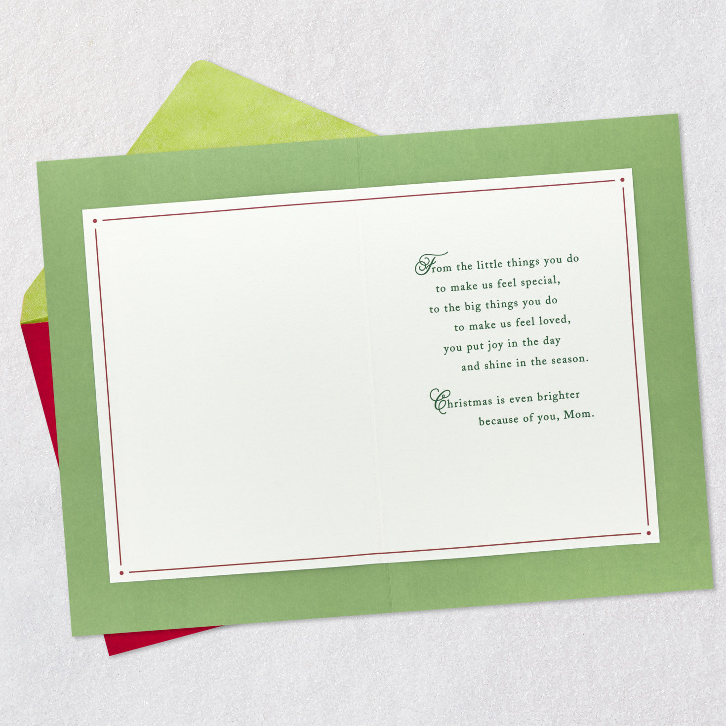 We're So Grateful for You Christmas Card for Mom From Us for only USD 6.59 | Hallmark