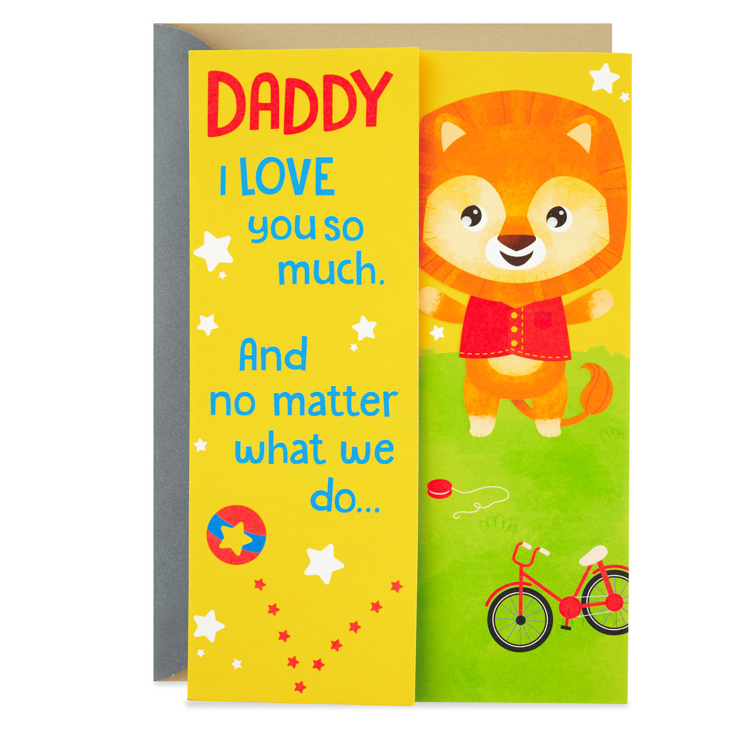Daddy, My Favorite Place Is Next to You Pop-Up Father's Day Card From Kid