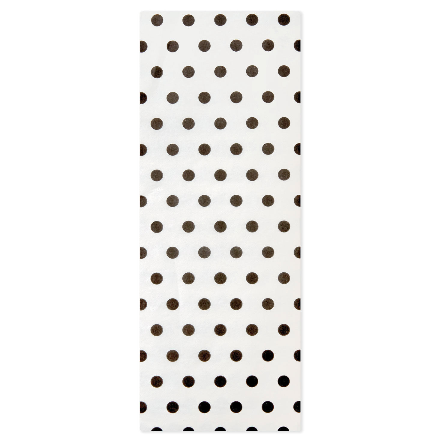 Black Dots on Ivory Tissue Paper, 4 sheets