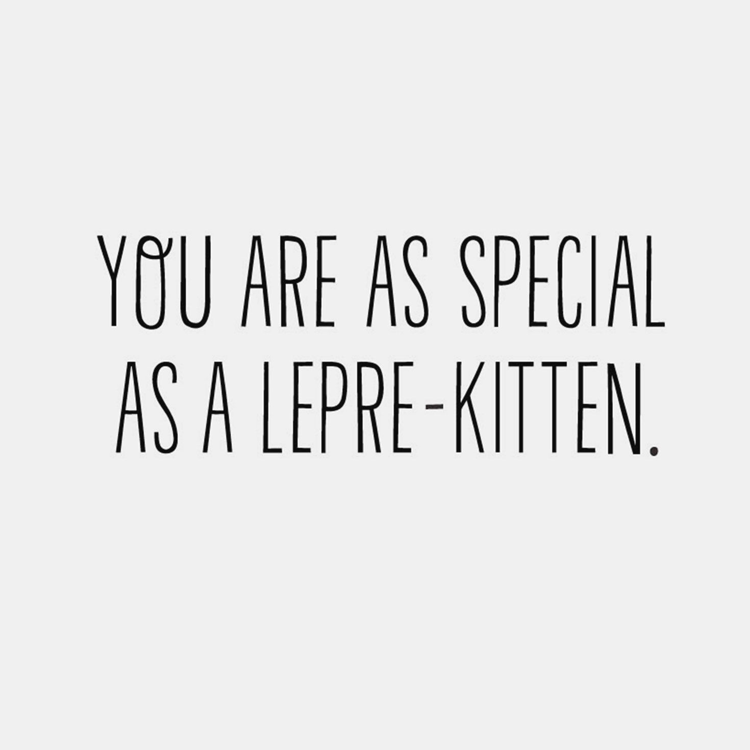 Special as a Lepre-kitten Funny St. Patrick's Day Card, , large image number 4