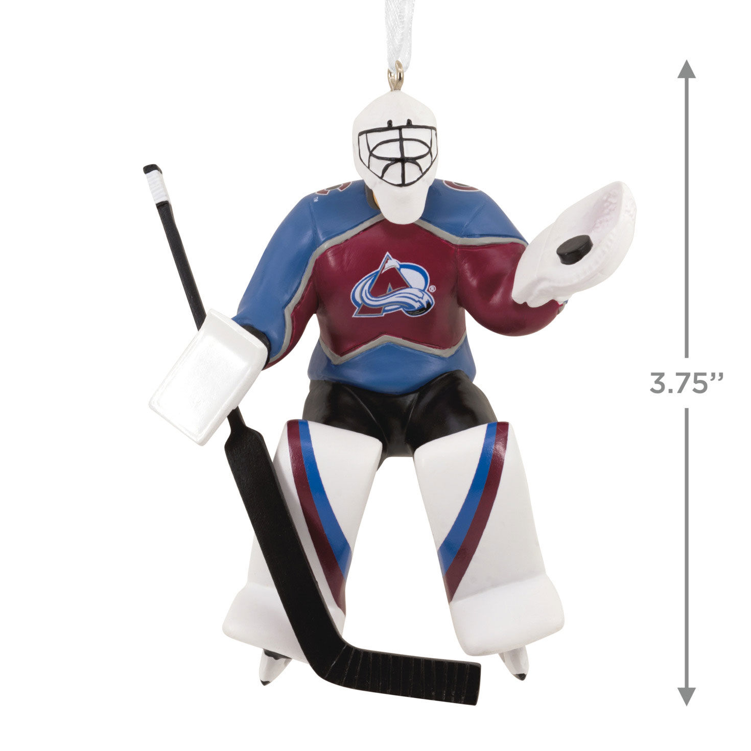 NHL Colorado Avalanche&reg; Goalie Hallmark Ornament, , large image number 3