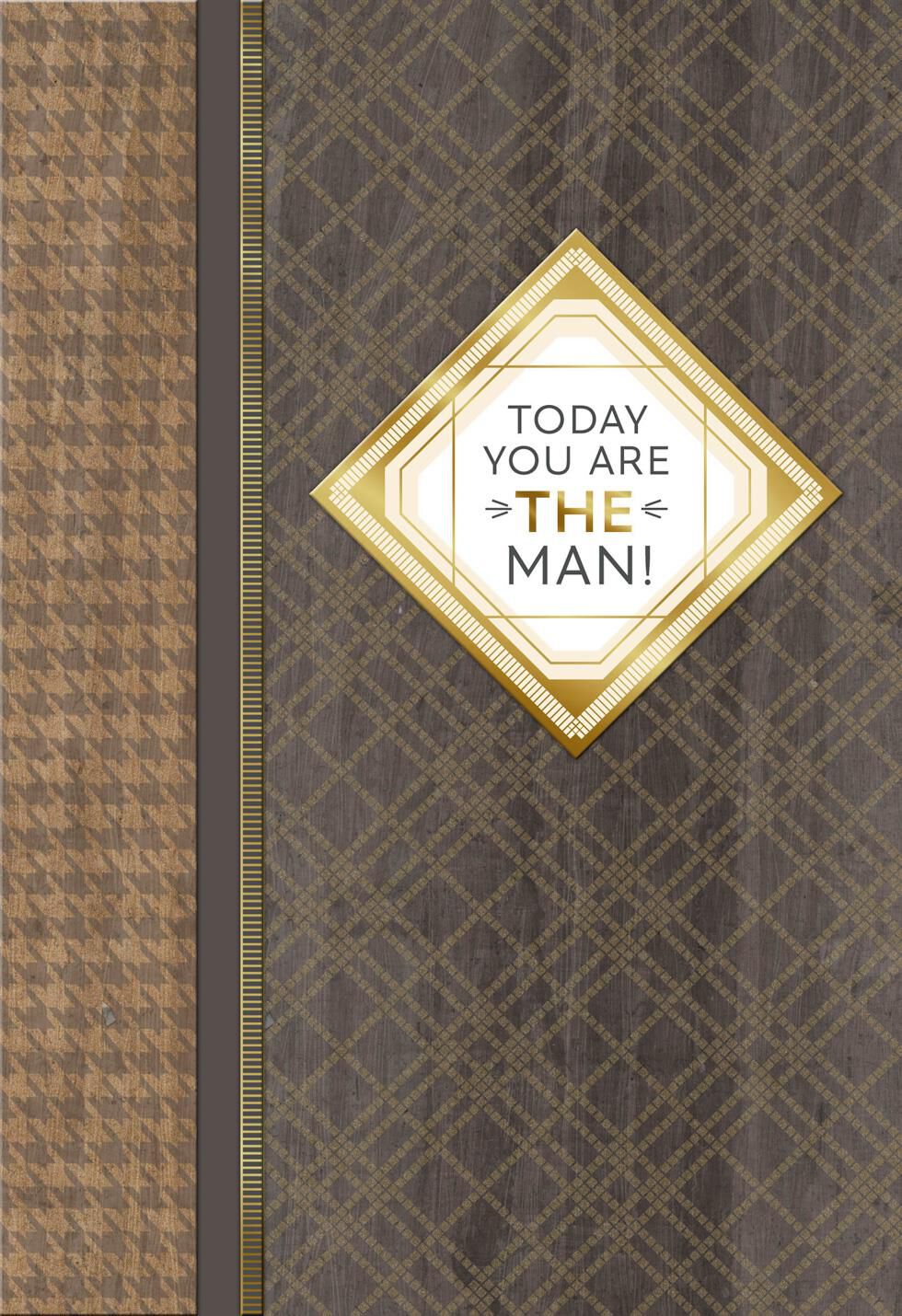 You're the Man Bar Mitzvah Card