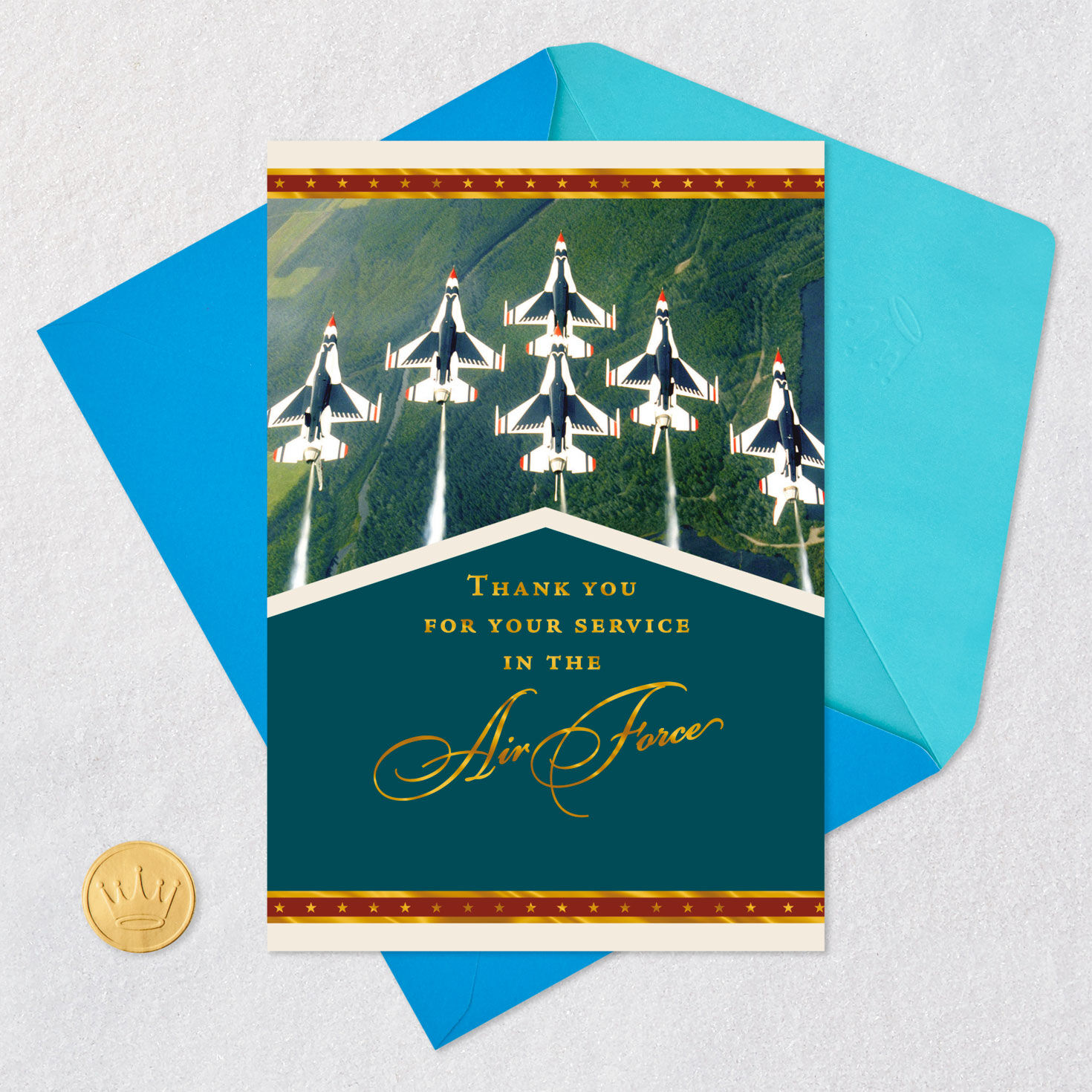 U.S. Air Force Thank You for Your Service Veterans Day Card for only USD 2.99 | Hallmark