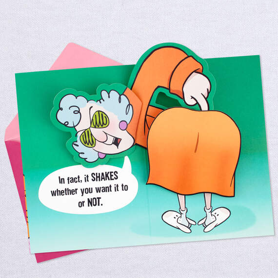 Maxine™ You Can Still Shake It Funny Pop Up Birthday Card, , large image number 3