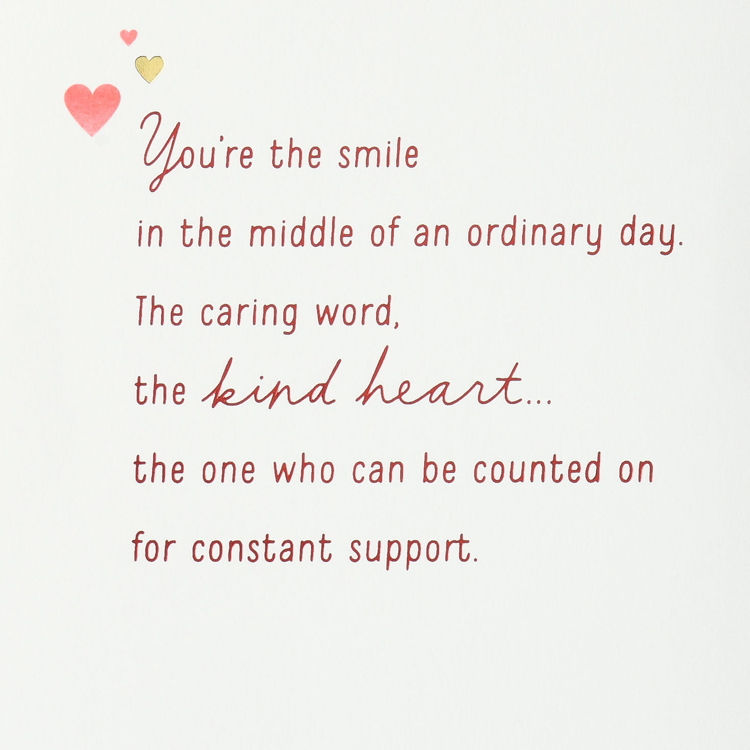 Folded Paper Hearts Valentine's Day Card Sentiment image number 2