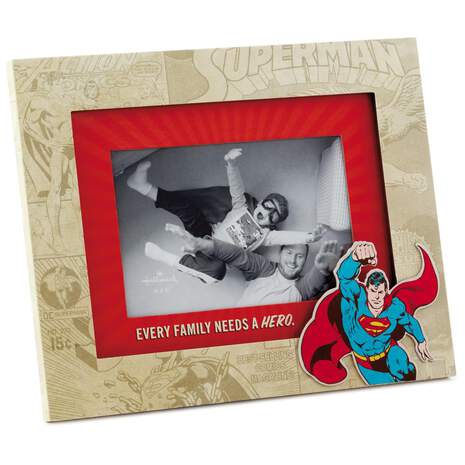 Superman™ Every Family Needs a Hero Picture Frame, 4x6, , large