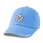 Life Is Good Daisy Cornflower Blue Baseball Cap, , large image number 1