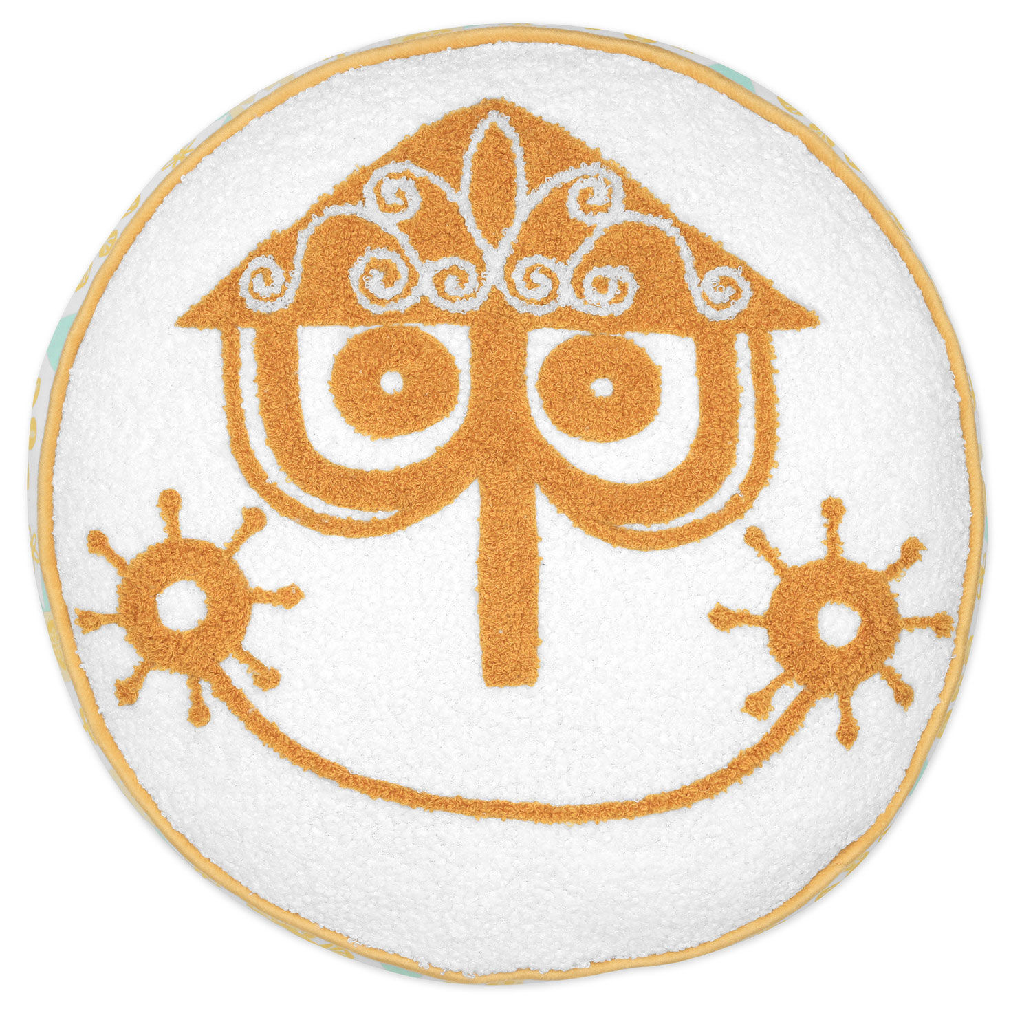 Disney It's a Small World Round Clock Face Pillow, 15"