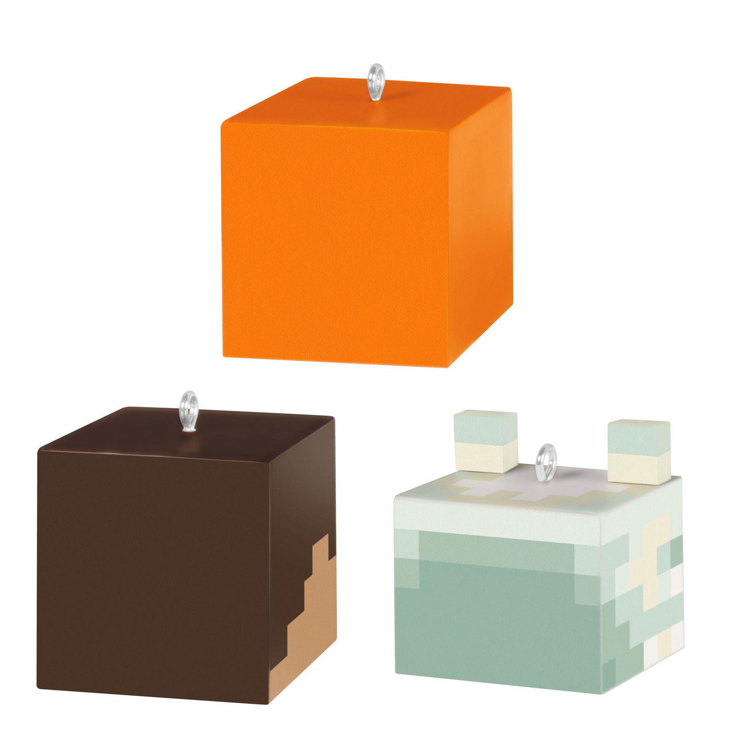 Mini Minecraft Characters Keepsake Ornaments back image number 6