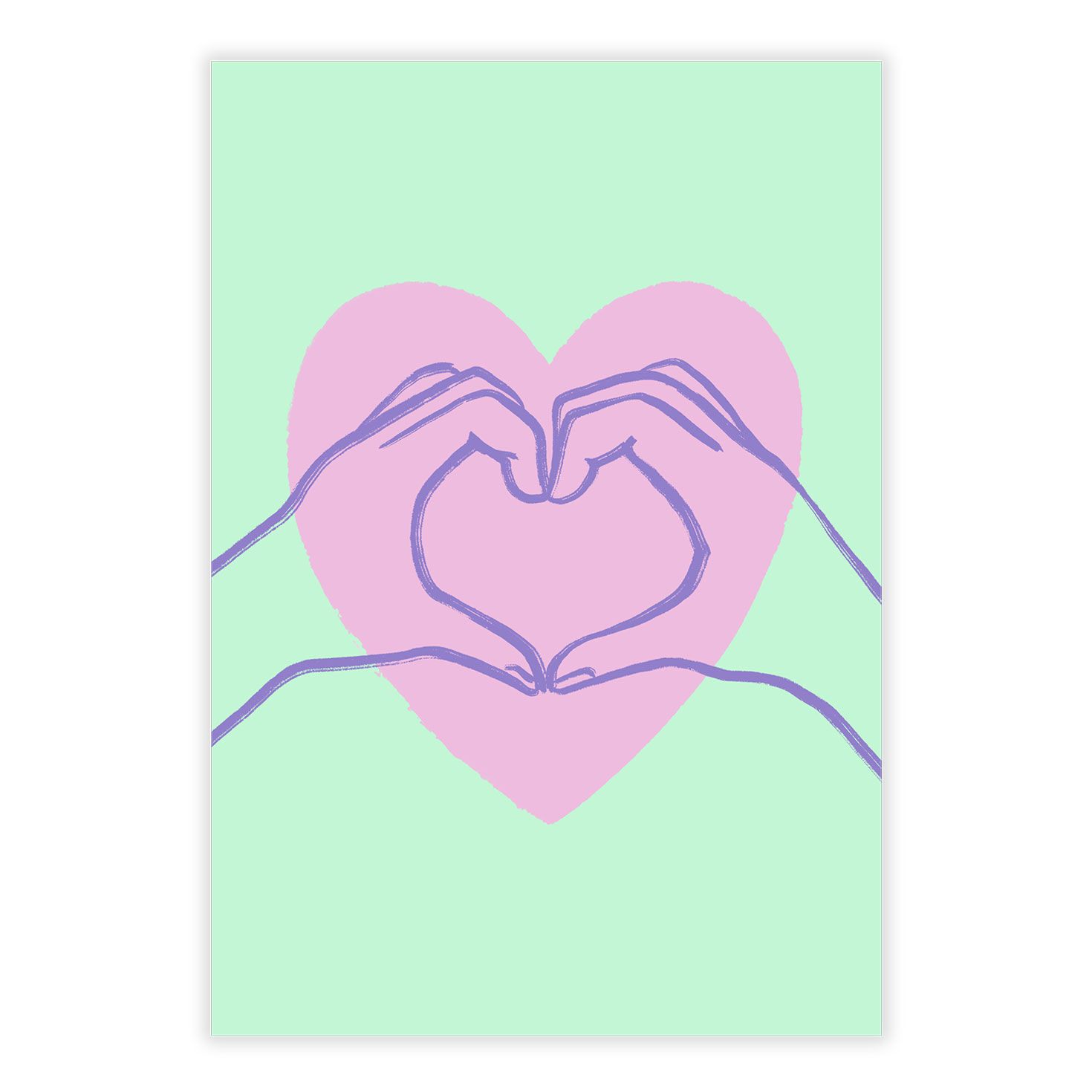 Heart Hands Love eCard, , large image number 2