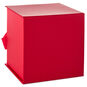 Solid Red Small Square Gift Box back image number 6