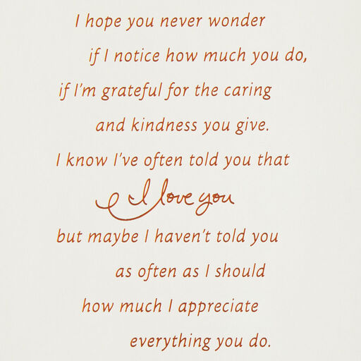 The Heart of Our Home Mother's Day Card for Wife, 