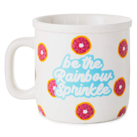 Be the Rainbow Sprinkle Ceramic Mug, 15 oz., , large