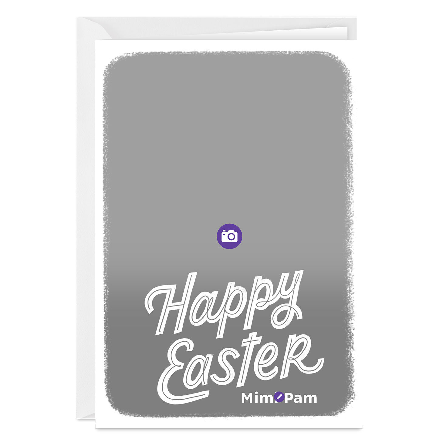 Personalized Happy Easter Lettering Photo Card  image number 3