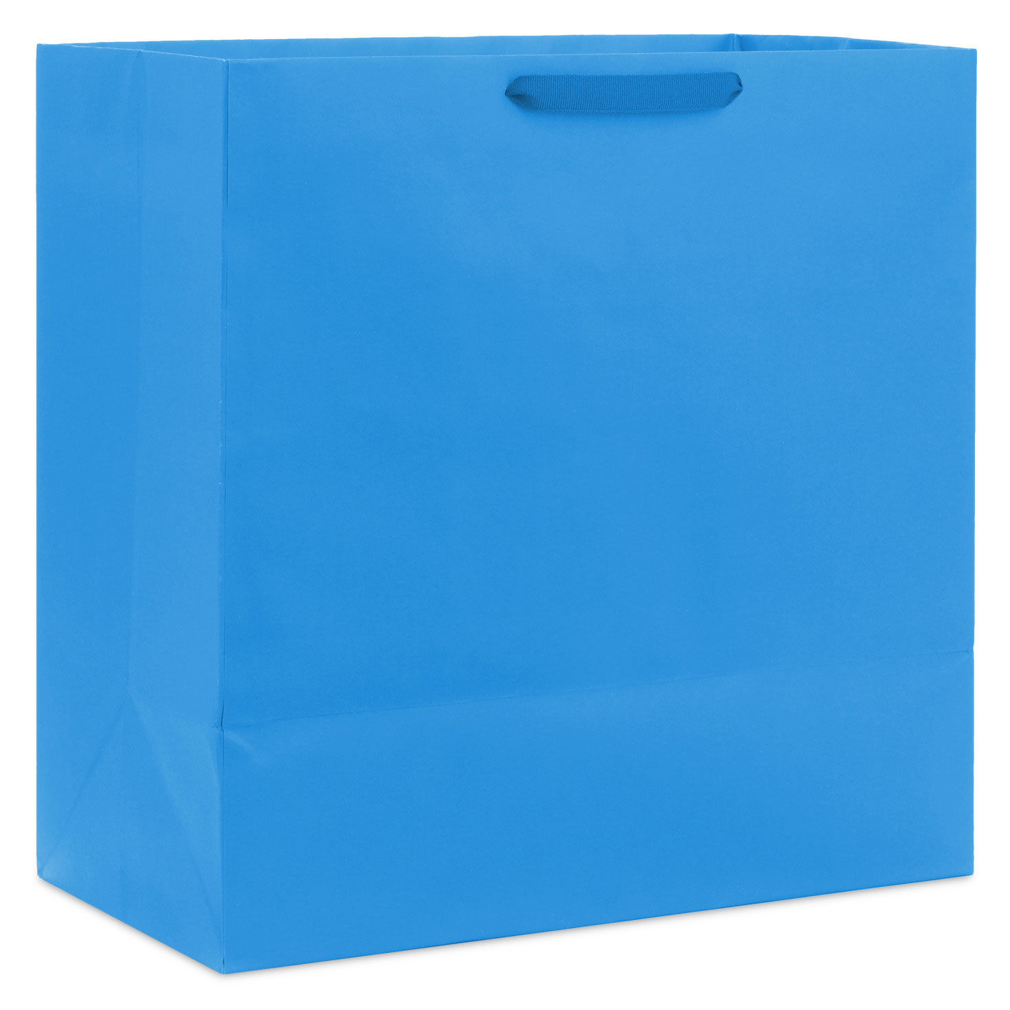 15" Royal Blue Extra-Deep Gift Bag, Royal Blue, large image number 6