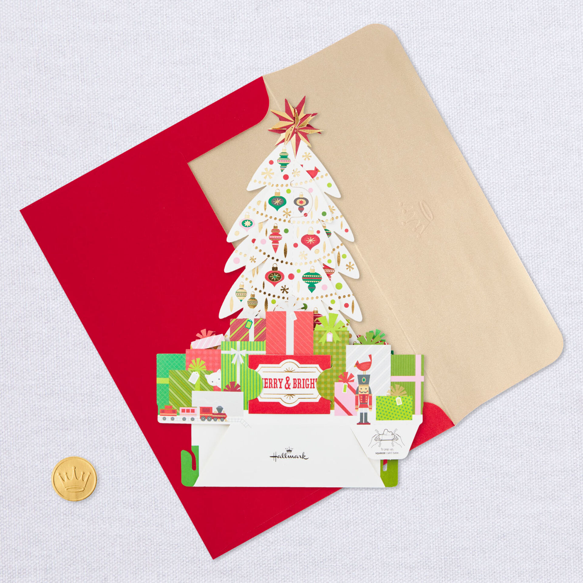 Decorated Tree Pop Up Christmas Card Greeting Cards Hallmark