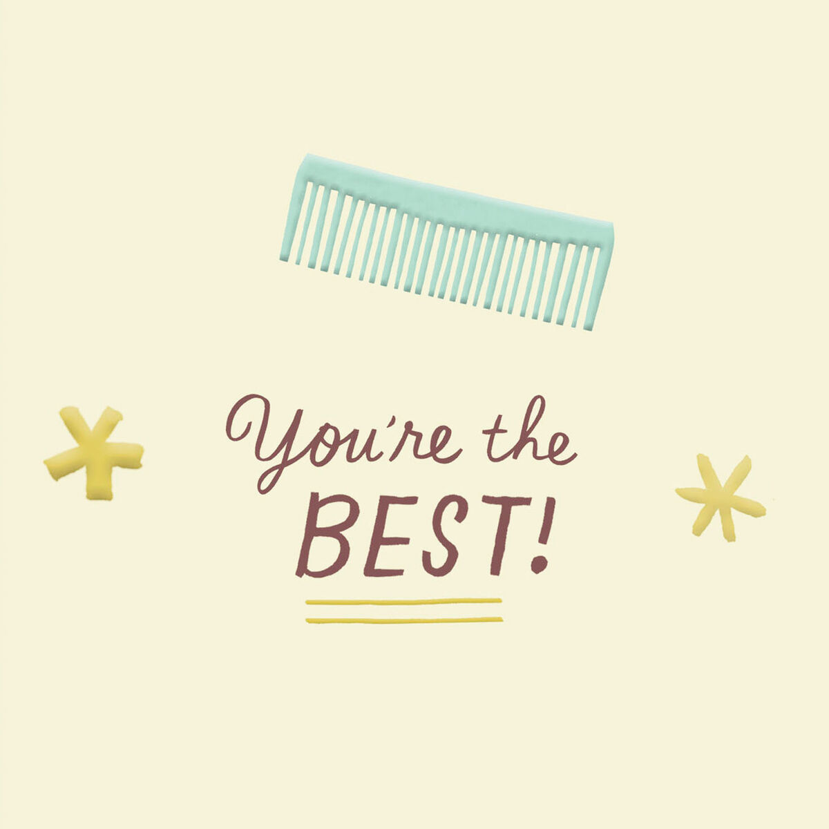 Good Hair Days Thank You Card for Hair Stylist Greeting Cards Hallmark