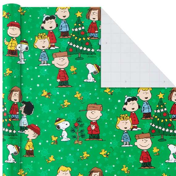 Peanuts® 3-Pack Christmas Wrapping Paper Assortment, 105 sq. ft., , large image number 5