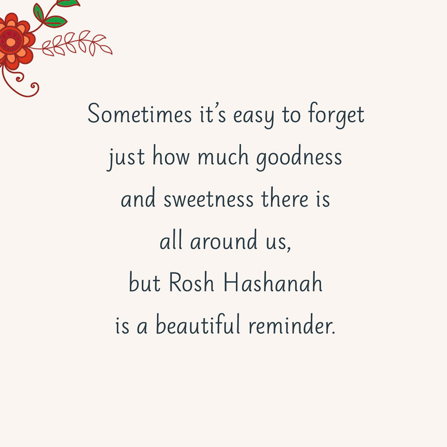 Beautiful Reminder for You and Your Family Rosh Hashanah Card for only USD 3.99 | Hallmark