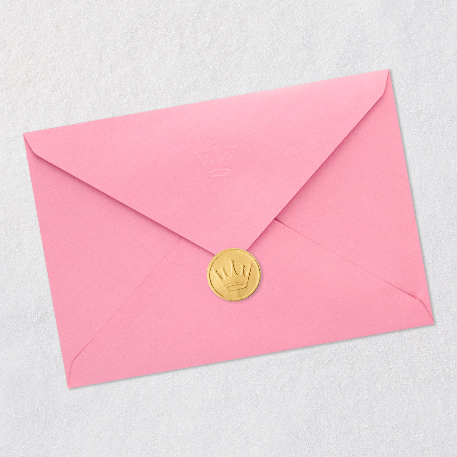 Painted Orange Flower for Like a Mom Mother's Day Card Envelope Back with Seal image number 7