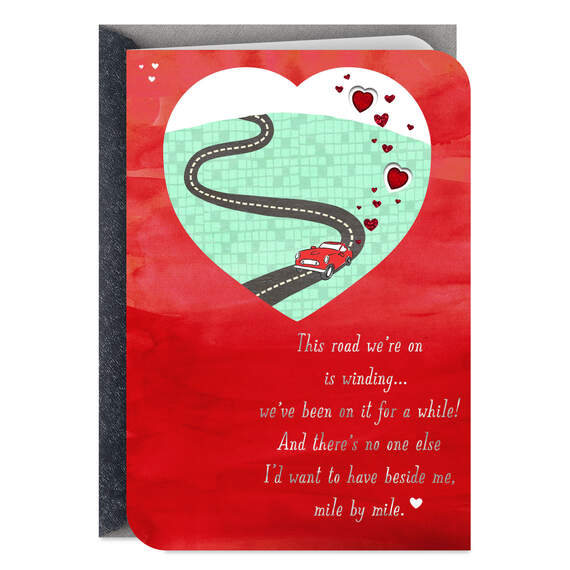 You're Who I Want Beside Me Valentine's Day Card for Husband