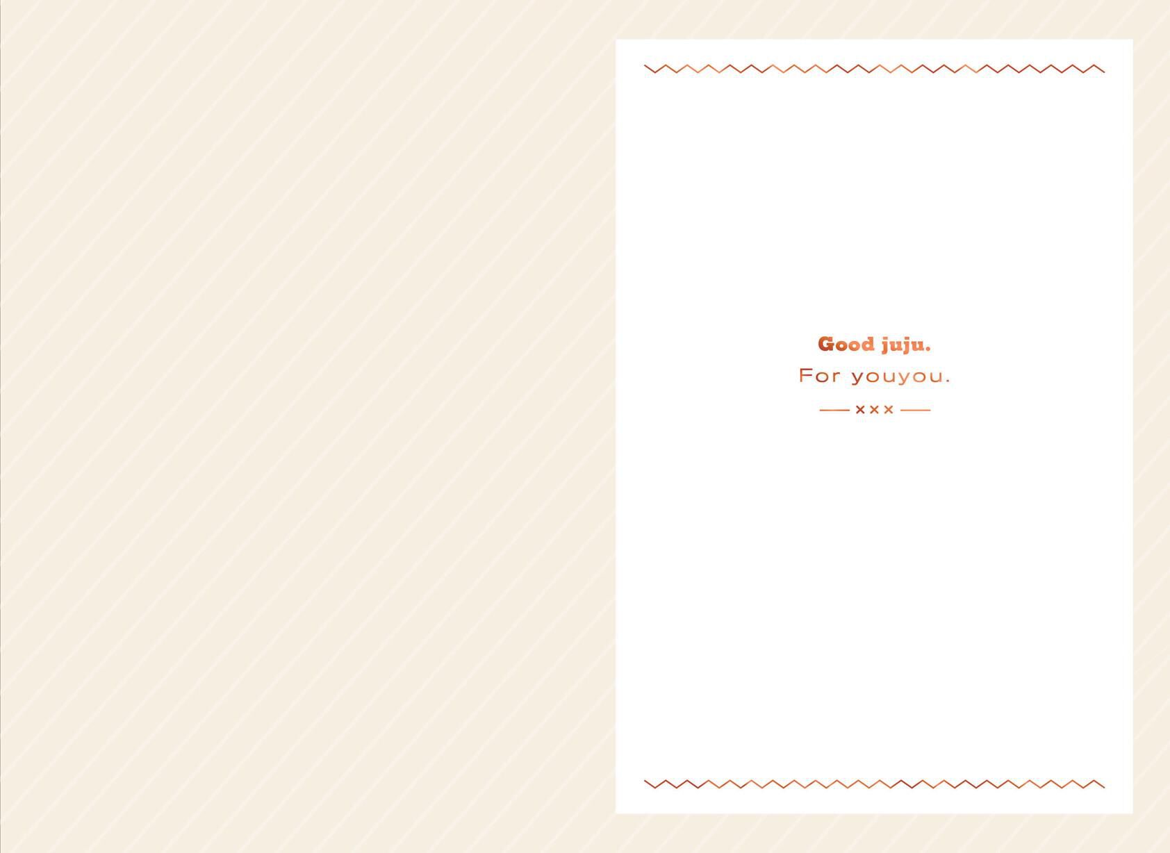 Fingers Crossed Good Luck Card