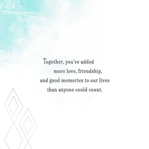 Impressionist Landscape Anniversary Card for Brother and His Partner, 