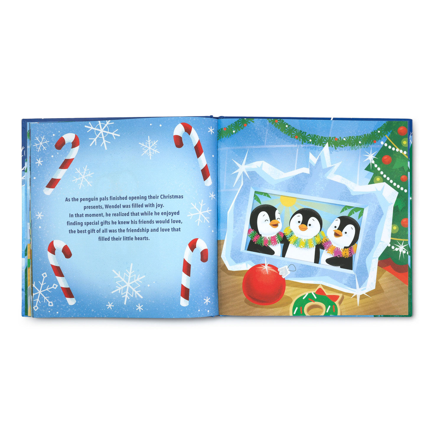 The Very Best Christmas Gift Playful Penguins Book open spread image number 5