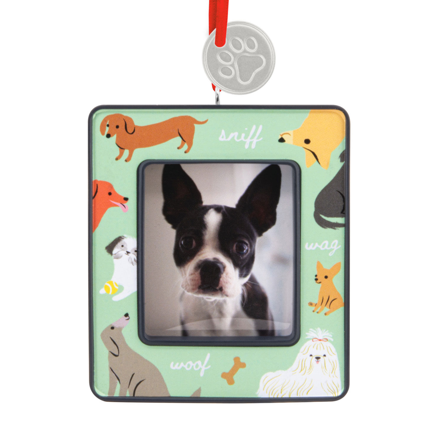 Cute Pups Photo Frame Hallmark Ornament
