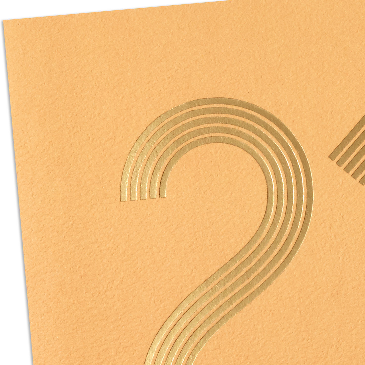Gold Foil on Yellow Signature 21st Birthday Card Card Front Detail image number 5
