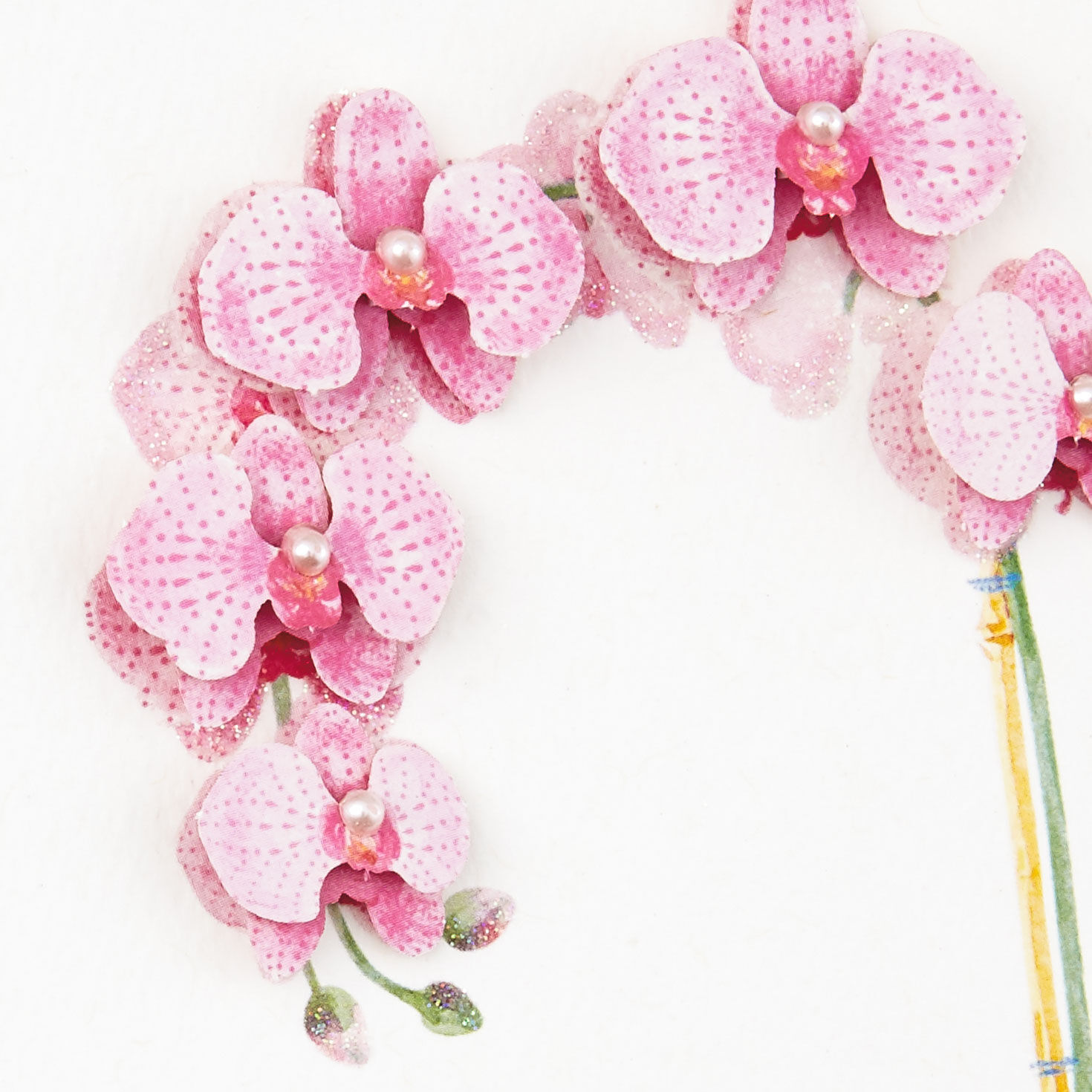 Pink Orchid Happy Mother's Day Card Card Front Detail image number 4