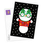 Modern Snowman Custom Holiday Card, , large image number 2