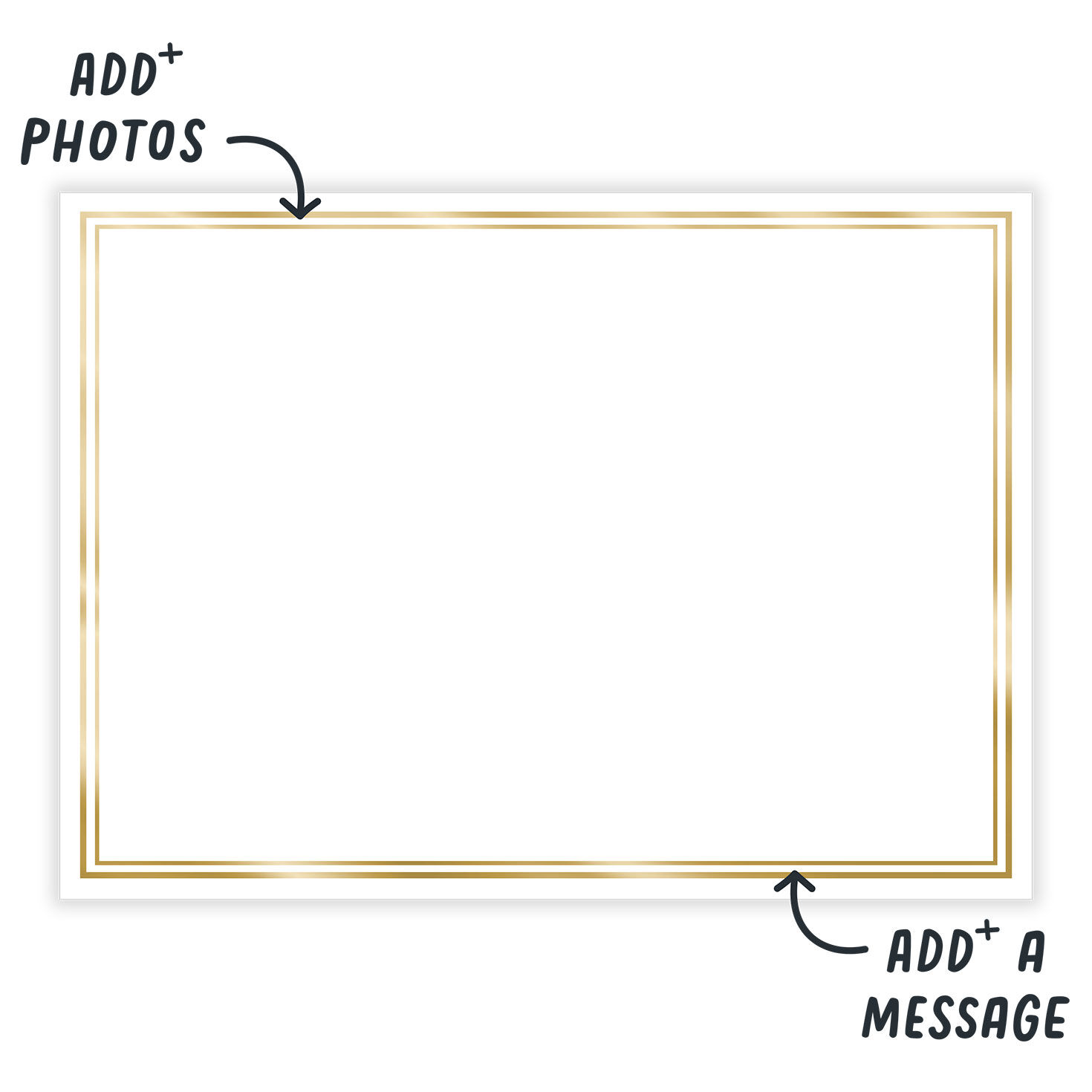 Personalized Wildflowers Frame Photo Card  image number 3