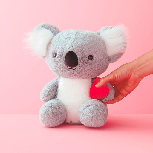 Be There When You Can’t Recordable Koala Stuffed Animal With Heart, 11”, 