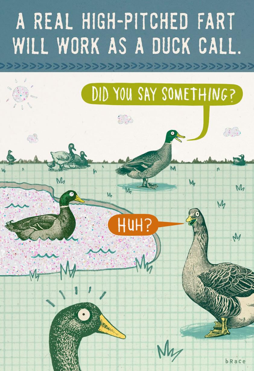 Outdoorsy Birthday Tip Funny Birthday Card Greeting