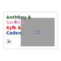 Colorful Names List Flat Holiday Photo Card, , large image number 5