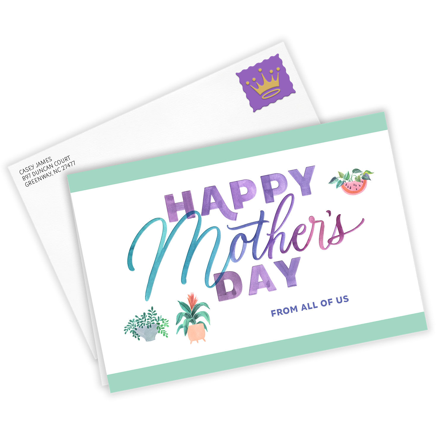Potted Plants Custom Mother's Day Card, , large image number 2
