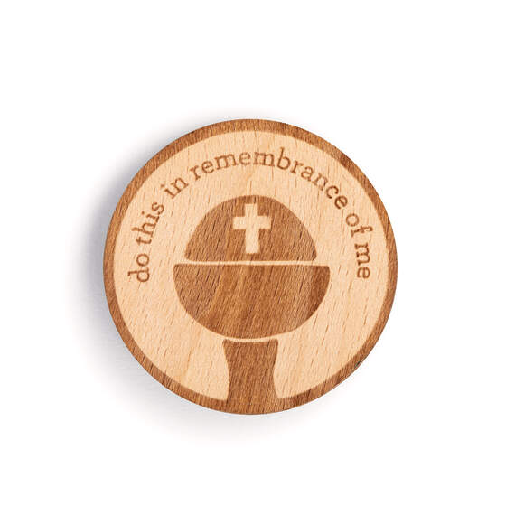 Demdaco First Communion Wooden Token, , large image number 1