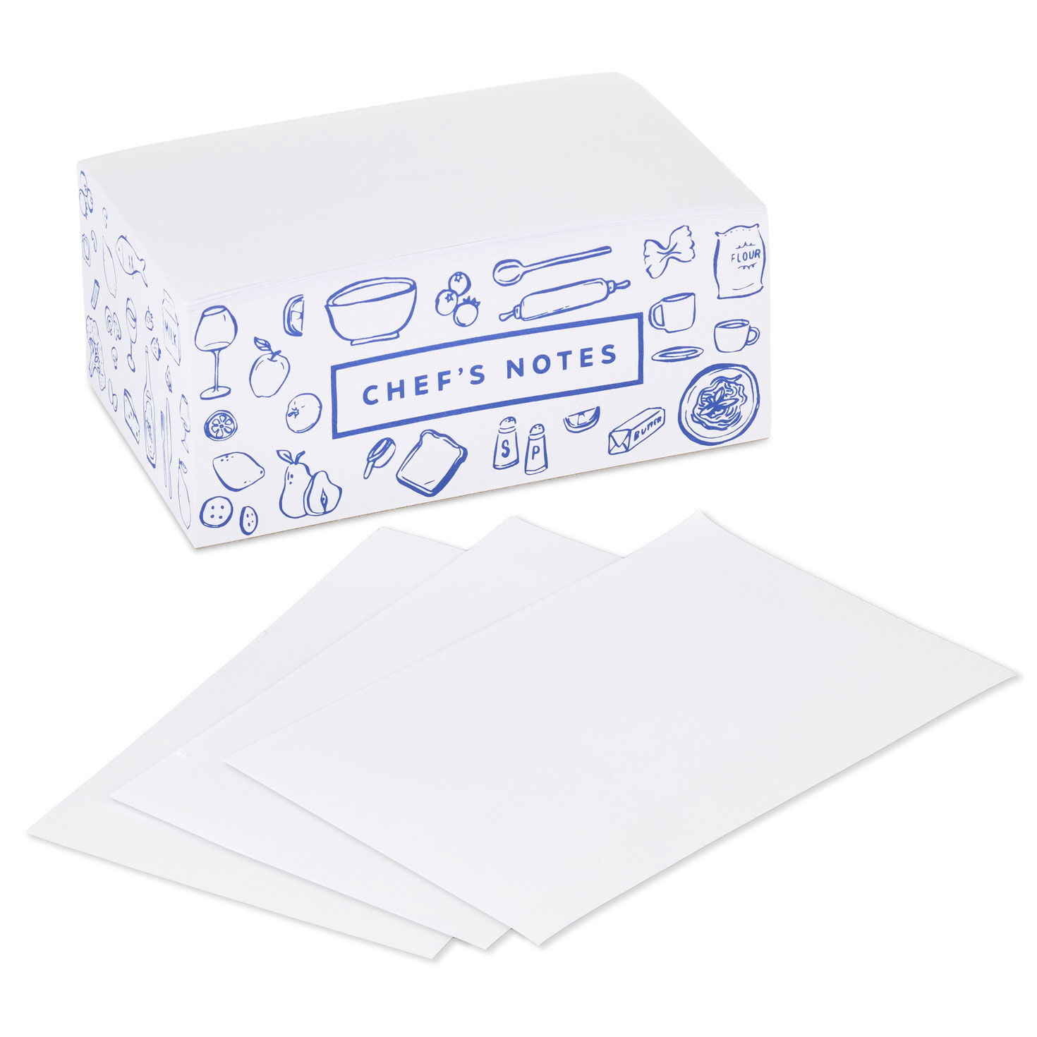 Chef's Notes Kitchen Note Pad front with cards image number 2