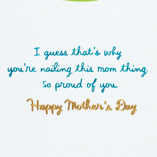 You're Nailing This Mom Thing Mother's Day Card for Daughter, 