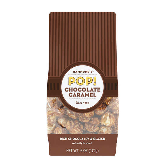 Hammond's Pop! Chocolate Caramel Popcorn, 6 oz.