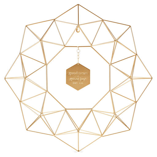 DaySpring Candace Cameron Bure Geometric Metal Wreath, 